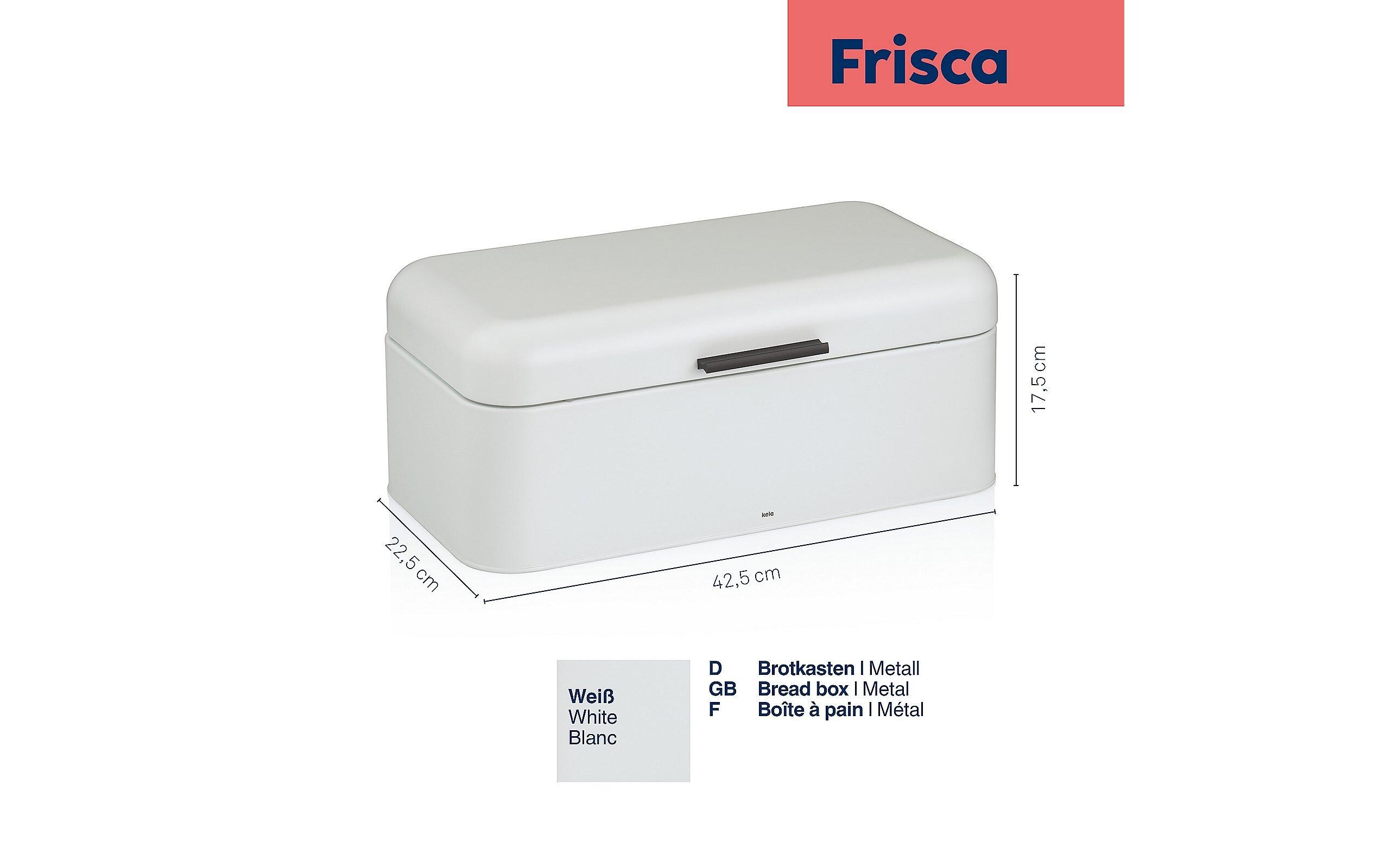 Brotkasten Frisca Gross, WeissAufbewahrungskasten für Brot