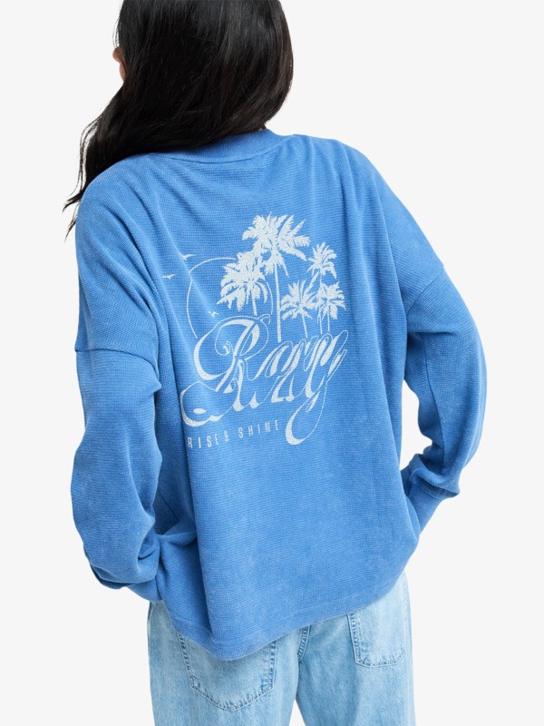 Eastside Midweight T-shirt manches longues Bleu Femme