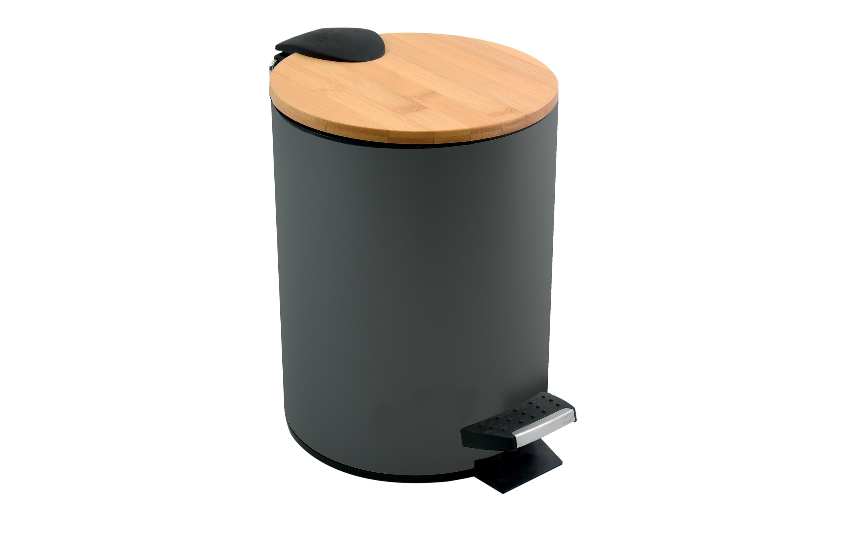 Treteimer Adonis 5 l, DunkelgrauTreteimer mit Soft-Close-Deckel