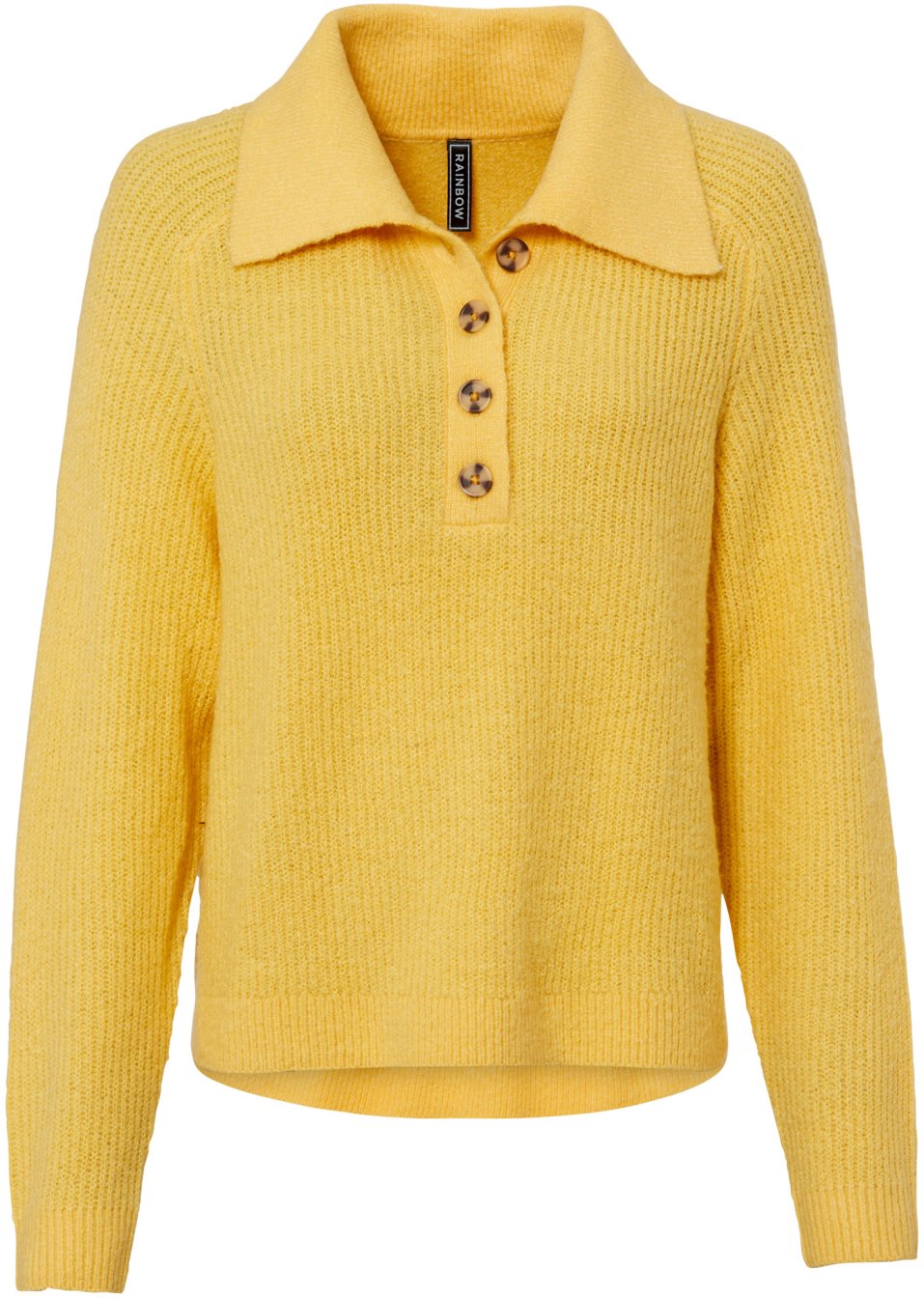 Pull en maille à col polo