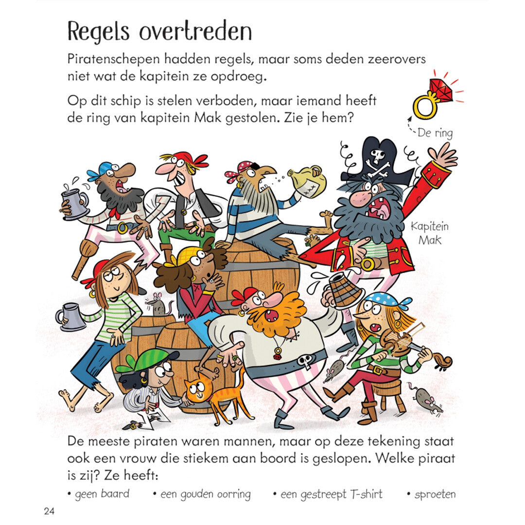 Uitgeverij usborne piraten doeboek