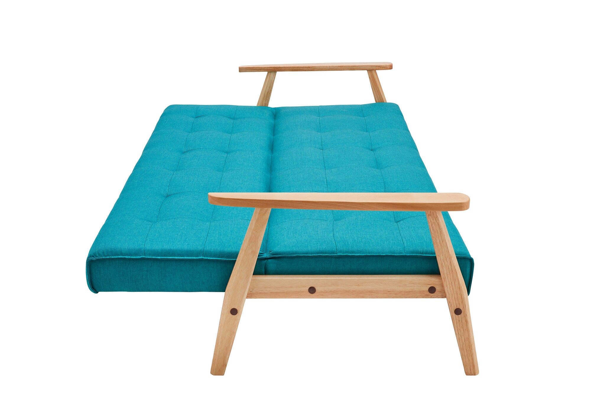 Schlafsofa petrol Schlafcouch Sofa Couch Schlaffunktion Gästebett Gästesofa