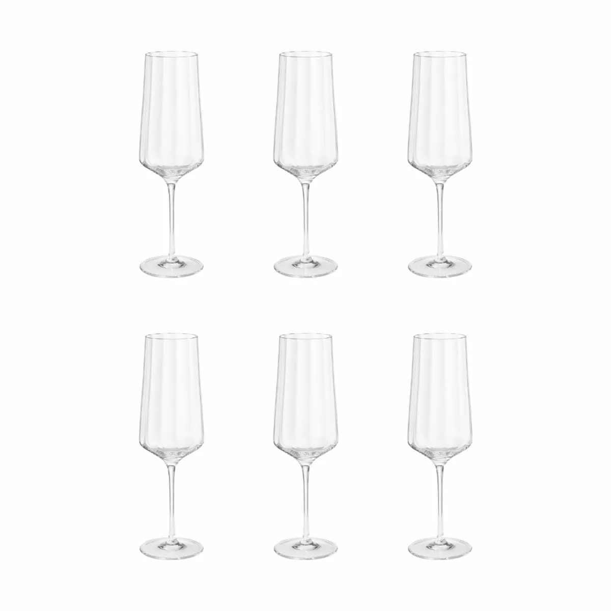 Georg Jensen Bernadotte Champagneglas - 6 stk.