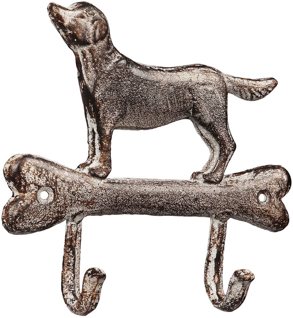 Ambiente Haus Wandhaken »2er Haken aus Gusseisen - Hund«