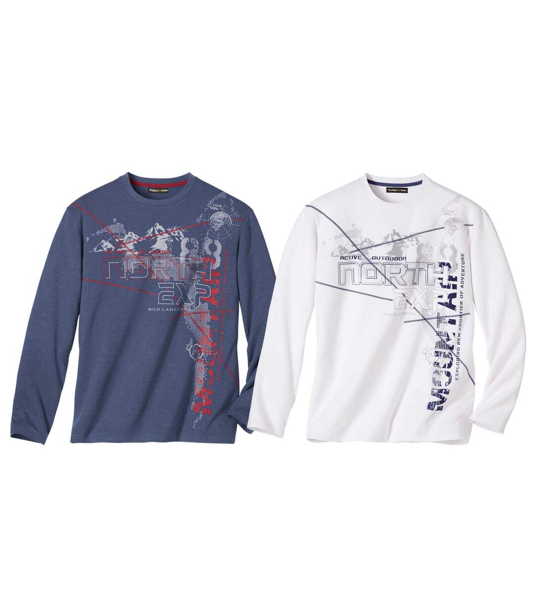 Lot de 2 Tee-Shirts Voyage