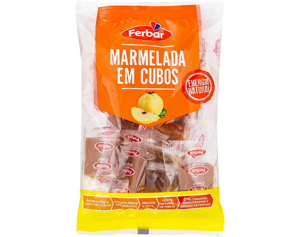 MARMELADA FERBAR CUBOS SQT 200G