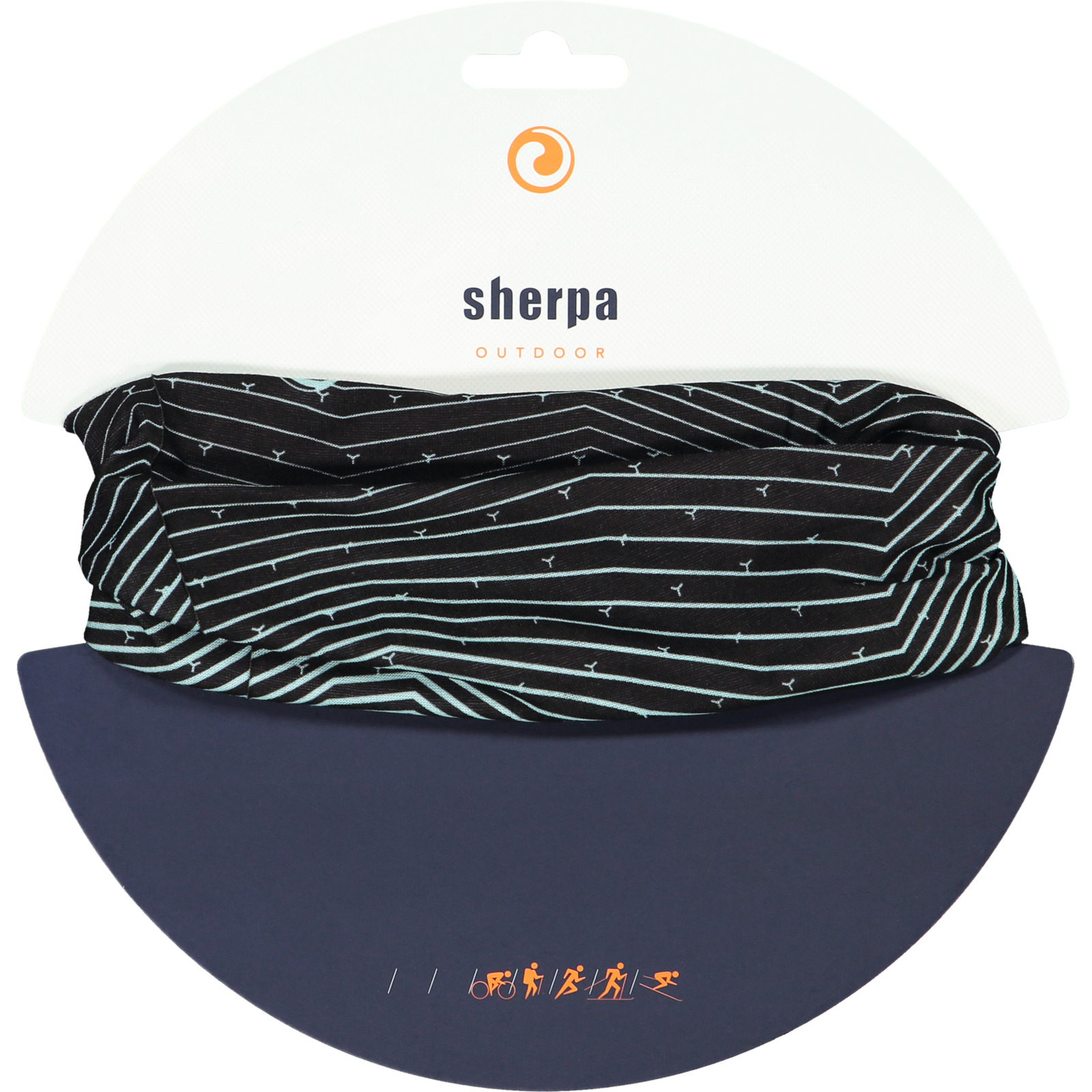 Sherpa Barban Erw Bandana schwarz