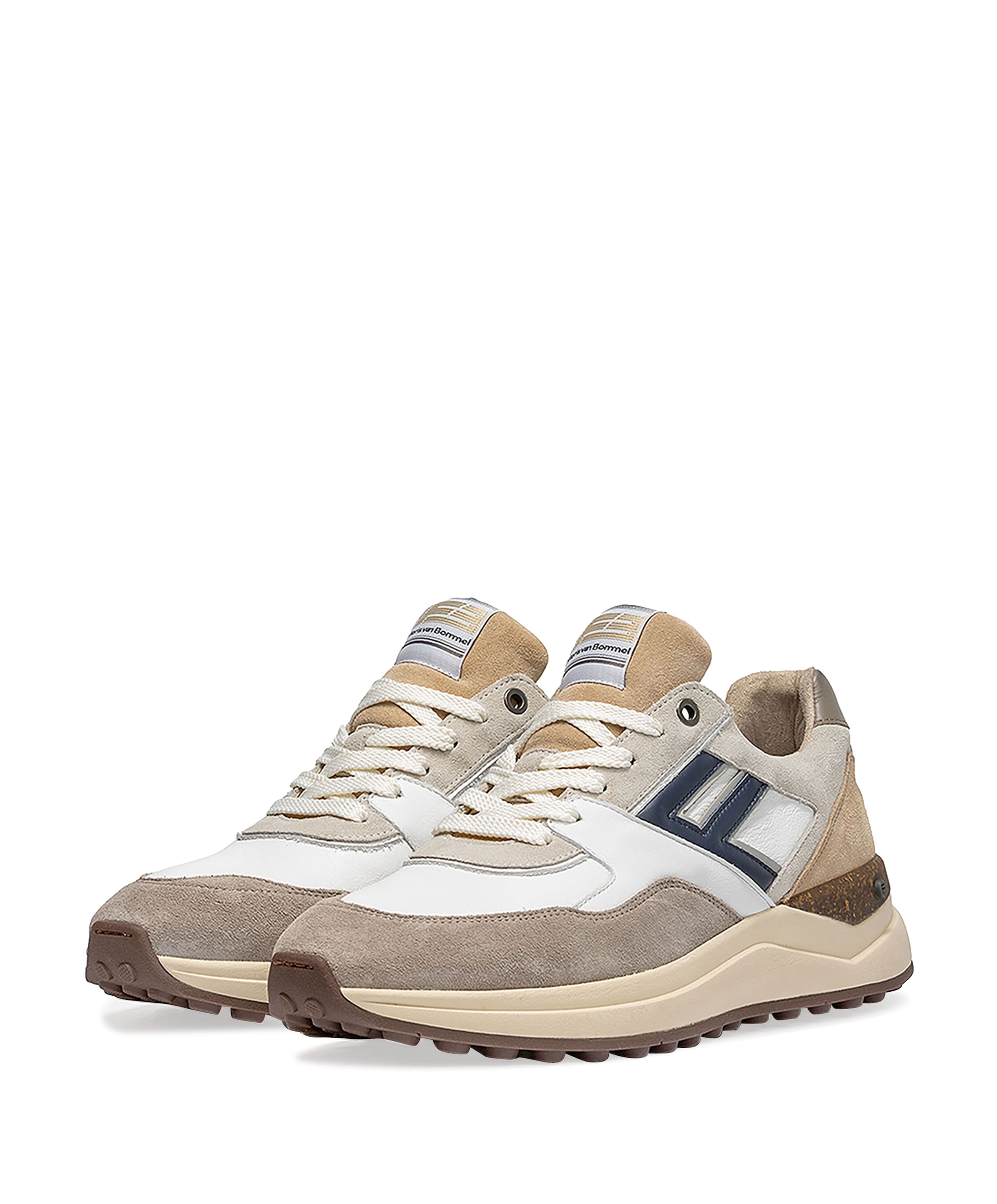 Floris van Bommel heren sneakers wit