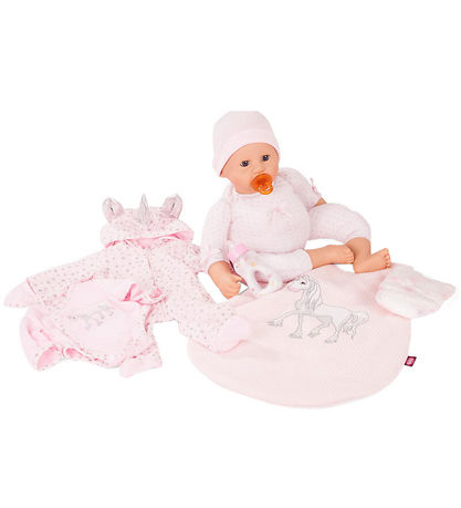 G?tz Dukke m. Tilbeh?r - Cookie - 48 cm - Babyshower