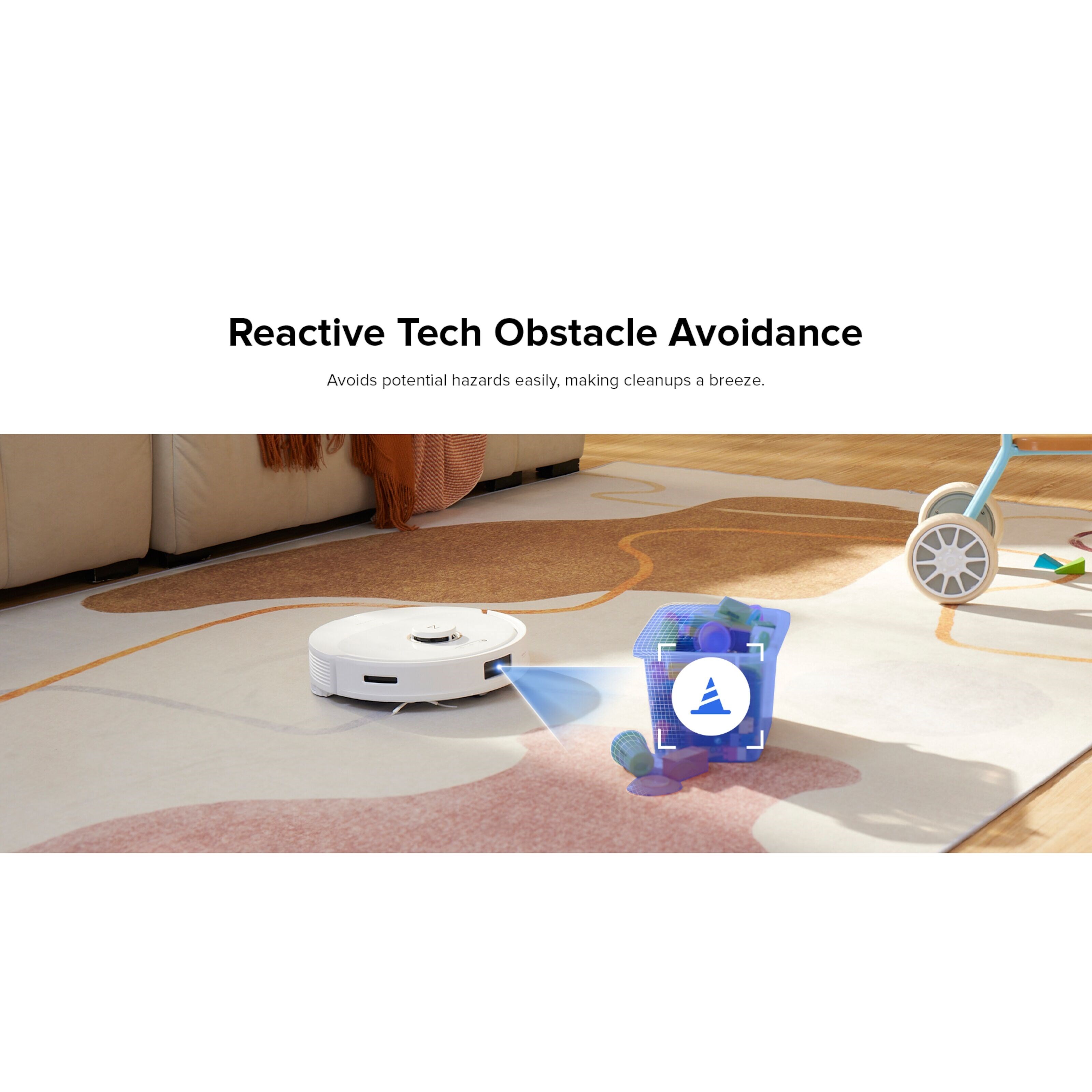 Roborock Q8 Max Robotstøvsuger Hvit