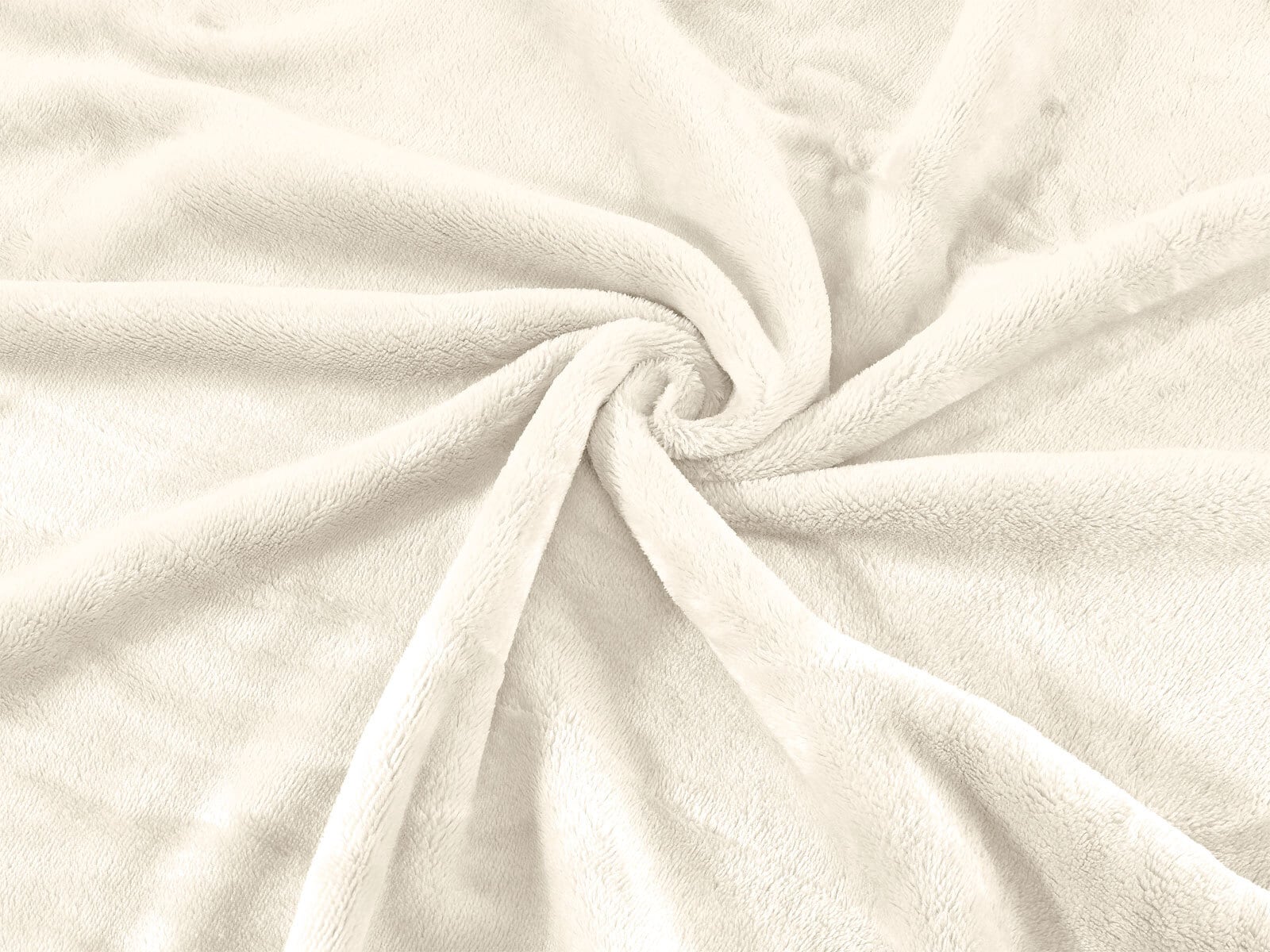 XXL-Flanell-Kuscheldecke Wollweiß, ca. 220x240 cm