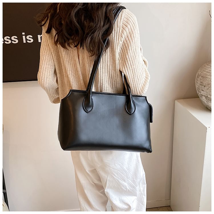 KOCORE - Effen imitatieleren tas