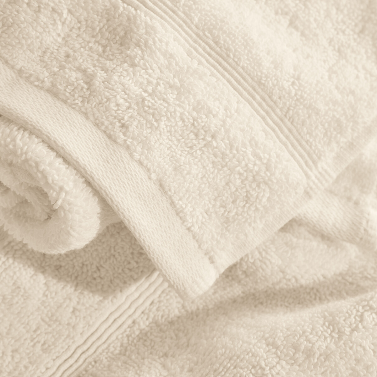 LA REDOUTE INTERIEURS<br>Conjunto de 4 toalhas de mão em tecido atoalhado 600 g/m², Zavara