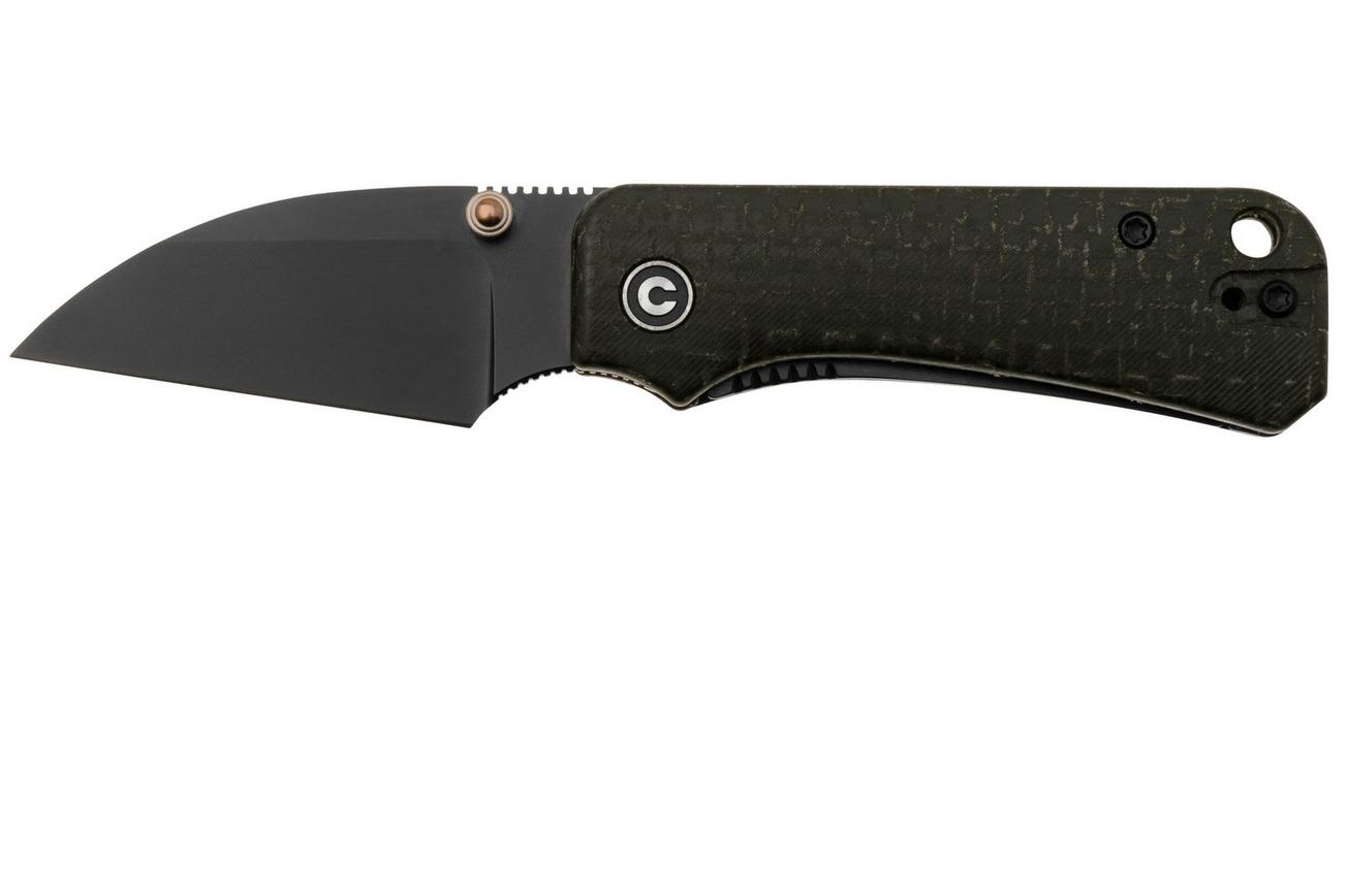 Civivi Baby Banter Wharncliffe C19068SC-1, Nitro-V, Black Burlap Micarta, zakmes, Ben Petersen design
