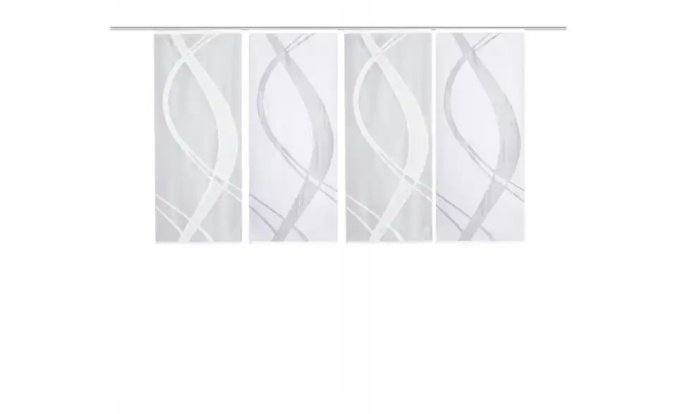 Schiebevorhang Set 4tlg. 145 cm 4er-Set