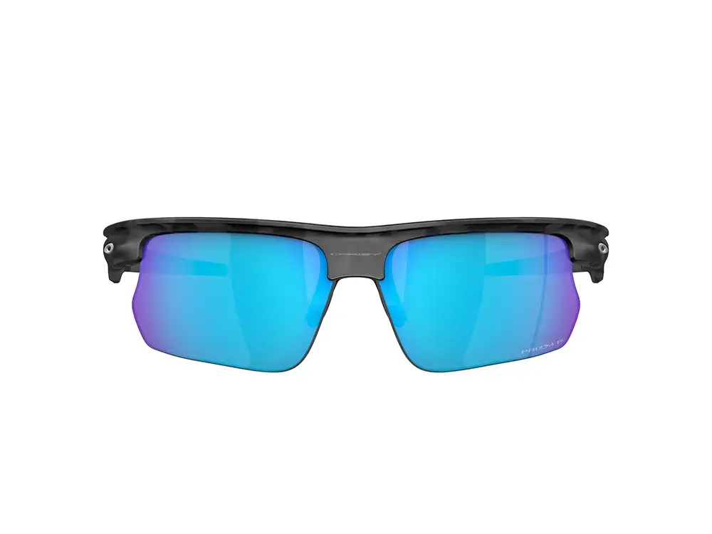 Oakley Bisphaera Sport Zonnebril Prizm Sapphire Polarized Lens Mat Grijs