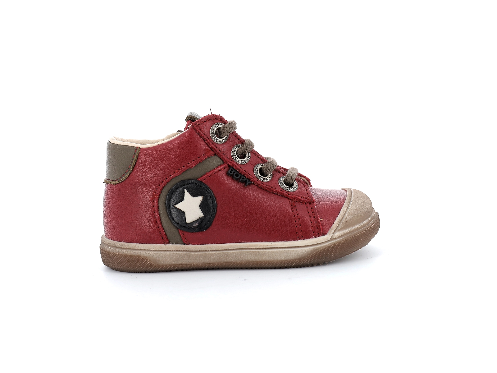 Bopy-RUDIZIP Cuir Bordeaux