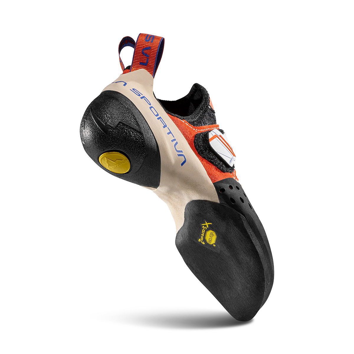 La Sportiva Solution klatresko, dame (White/Lily Orange) - Spejder Sport