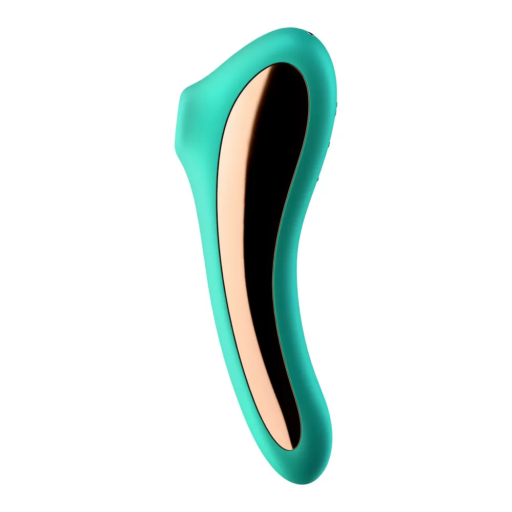 Satisfyer Dual Kiss Air Pulse Vibrator - Grøn