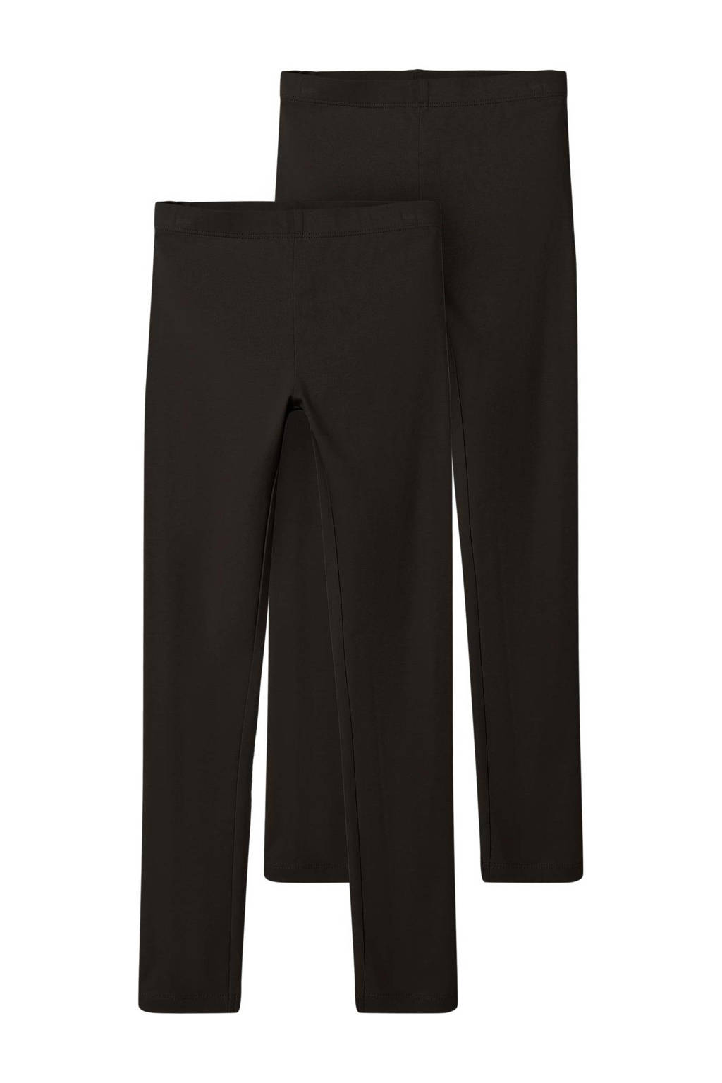NAME IT legging - set van 2 zwart