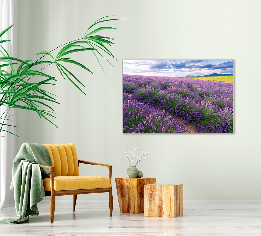 Akustikbild LAVENDELFELD 7 80x120cm, 7kg
