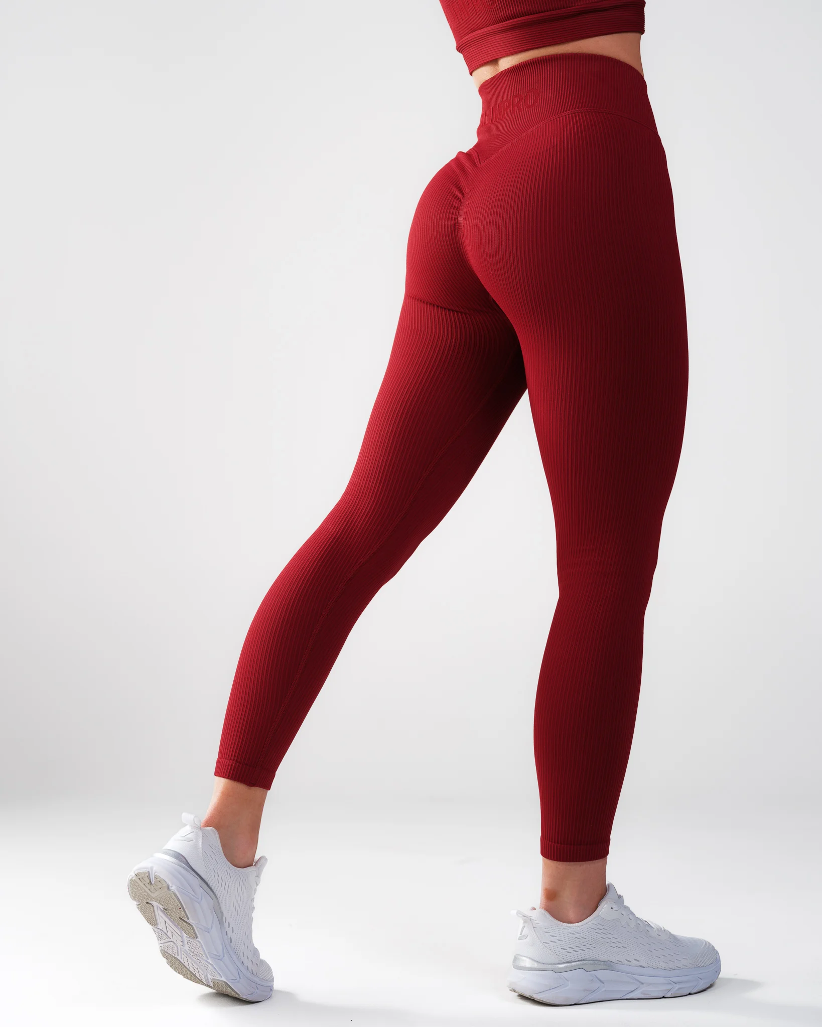 Bumpro Perfect Rib Scrunchie Tights Wine