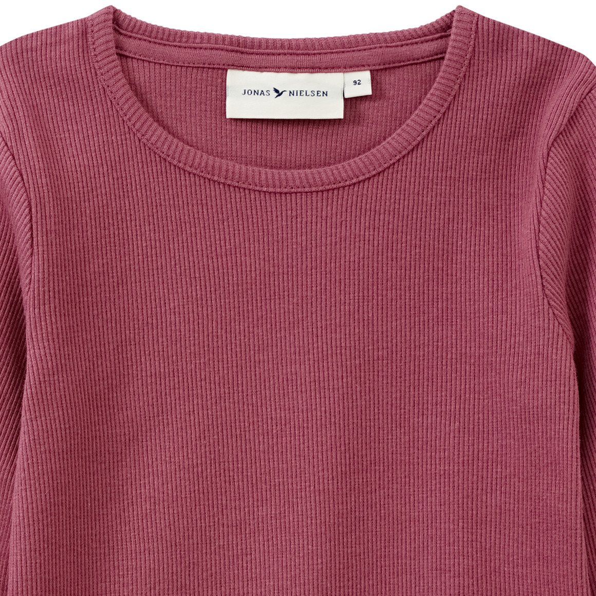 Jonas Nielsen Mädchen Langarmshirt in Rippstruktur beere