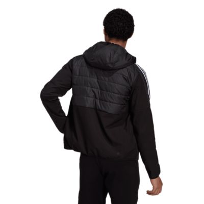 Adidas SportswearEssentials Insulated Hooded Hybrid Jacke - schwarz