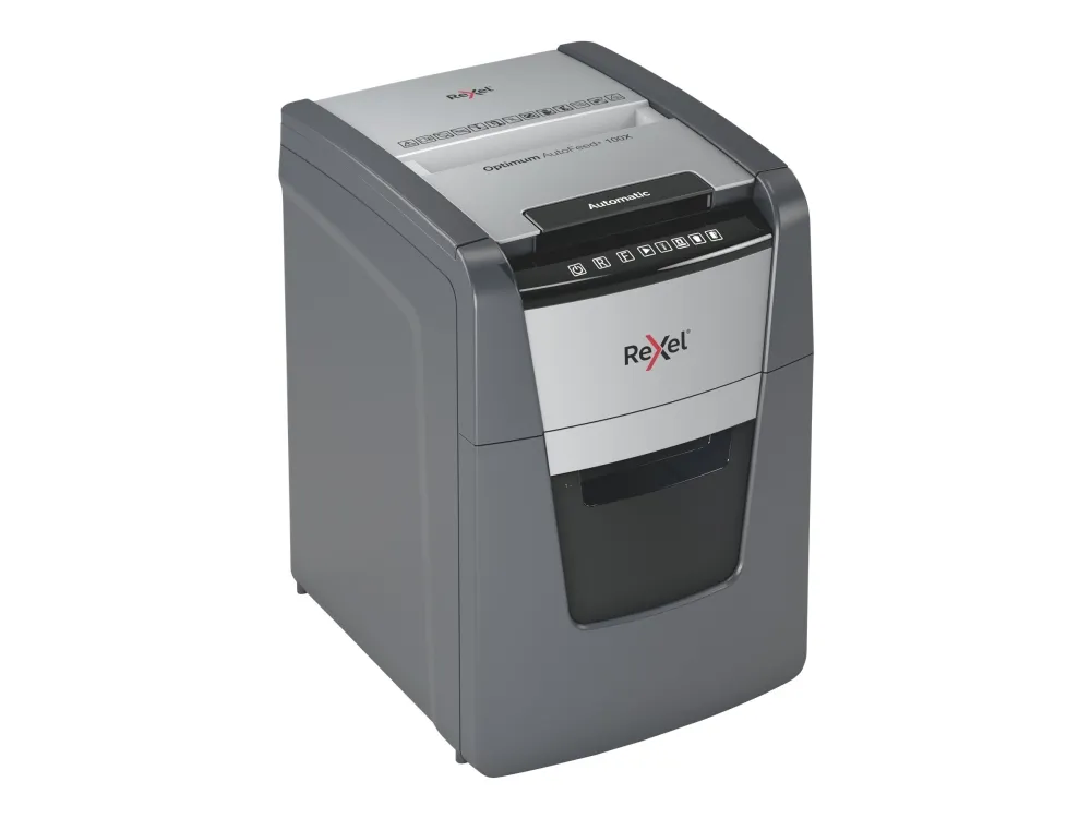 Makulator Rexel Optimum AutoFeed  100X krydsmakulering 4x28 mm (P-4)