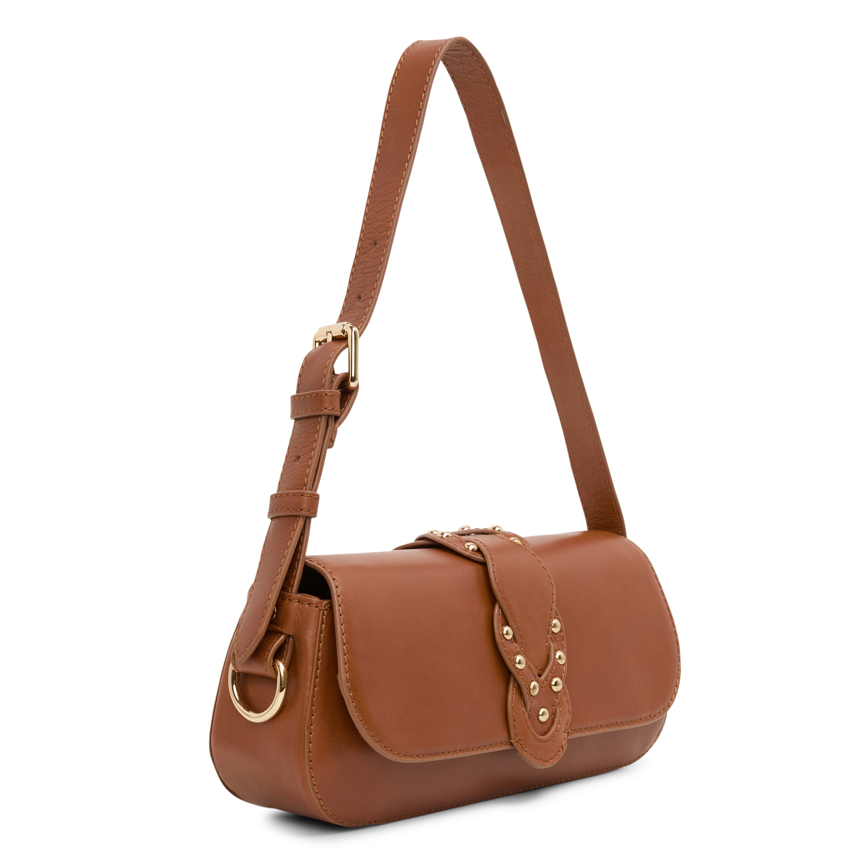 SOL - Sac baguette en cuir | Marron