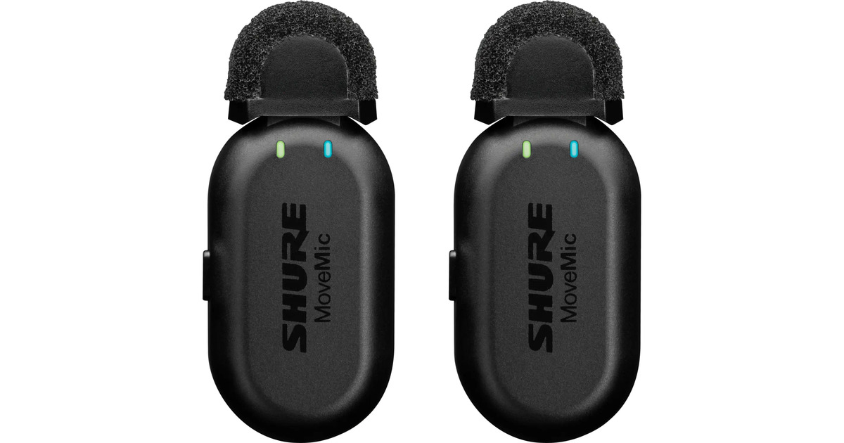 SHUREMoveMic Two microfoon  (Zwart)