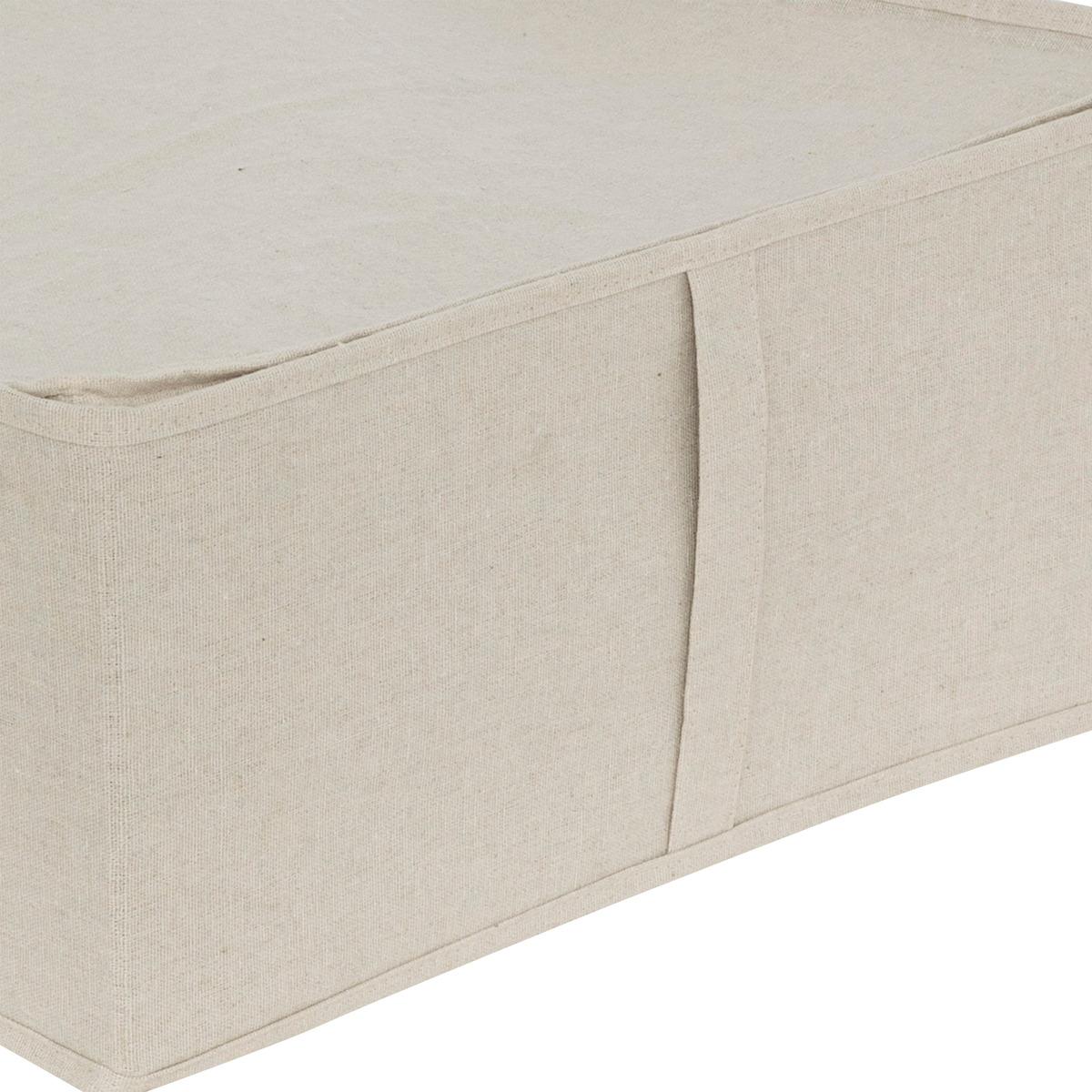 HOUSSE RANGEMENT RIGIDE BEIGE DRESSY PLUS 44.5X45.5CM