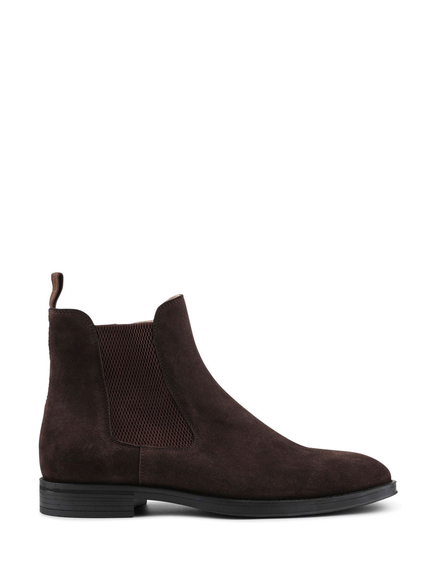 Bruin - Jones Bootmaker Gibson Leather Wide-Fit Chelsea Boots