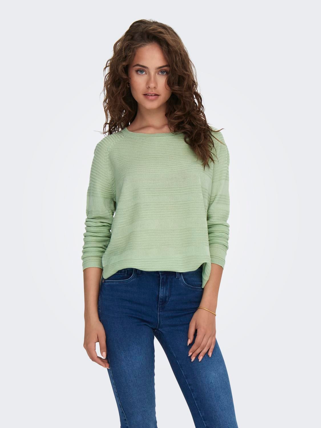 ONLCAVIAR Strickpullover Smoke Green