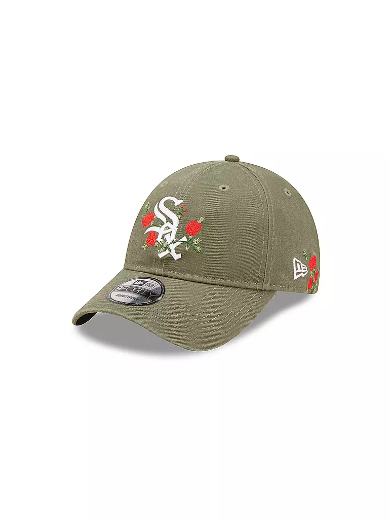 NEW ERA Kappe FLOWER 9FORTY CHICAGO WHITE SOX olive