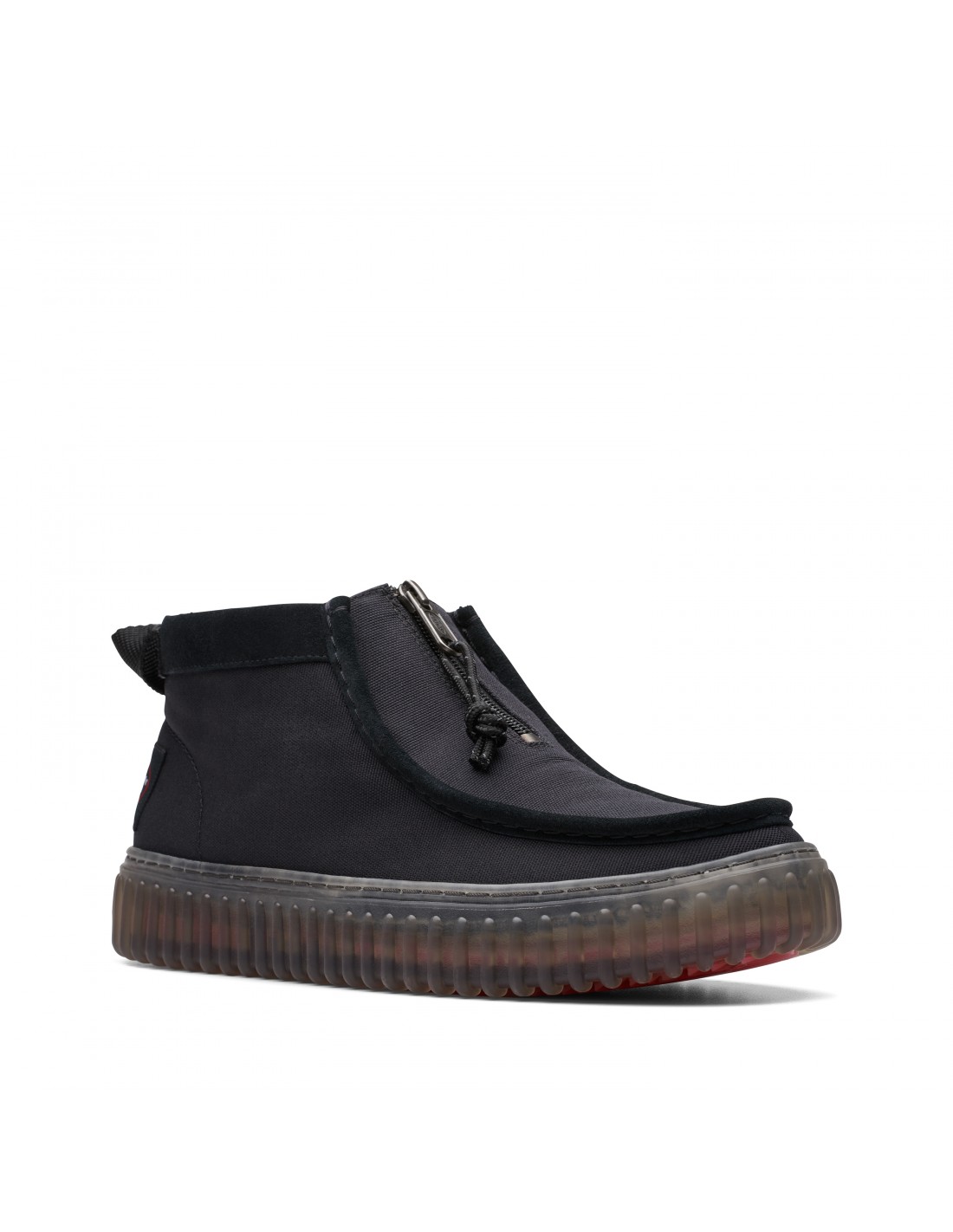 clarks Derbies homme torhill zip black