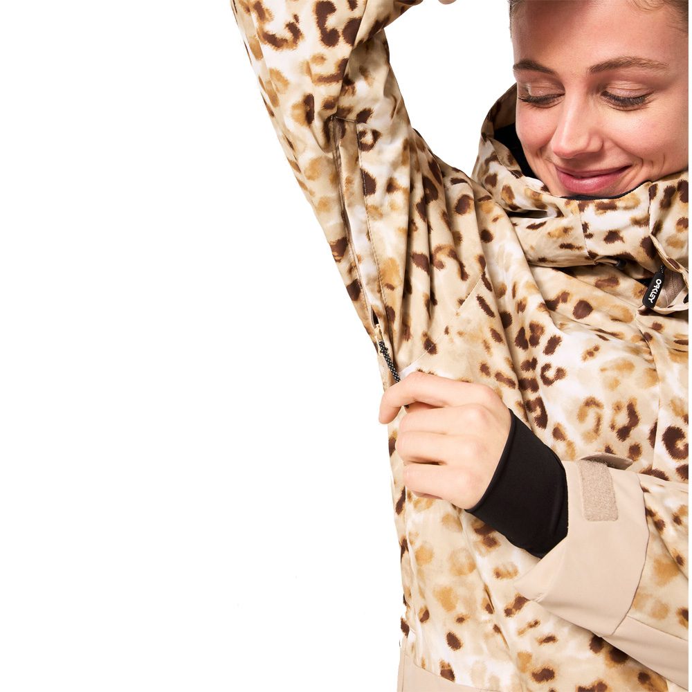 Oakley TNP TBT Skijacke Damen cheeta td print