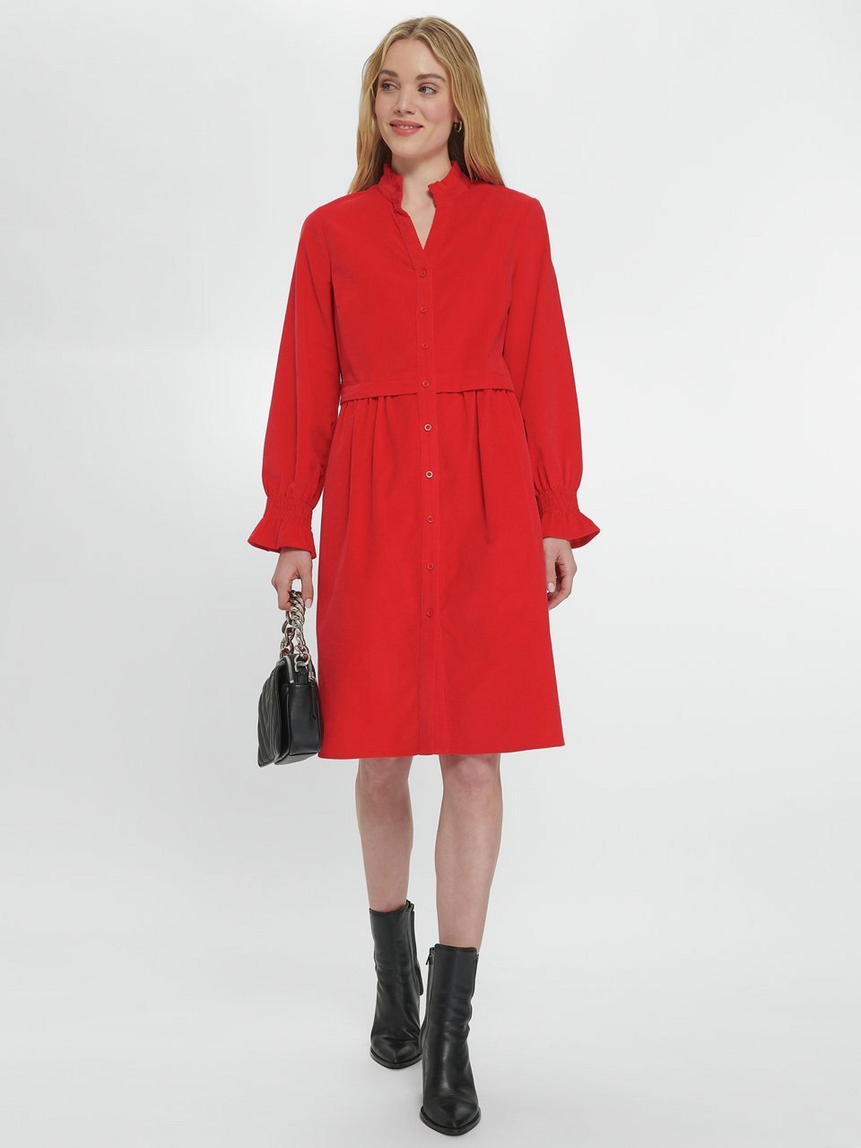Cord-Kleid