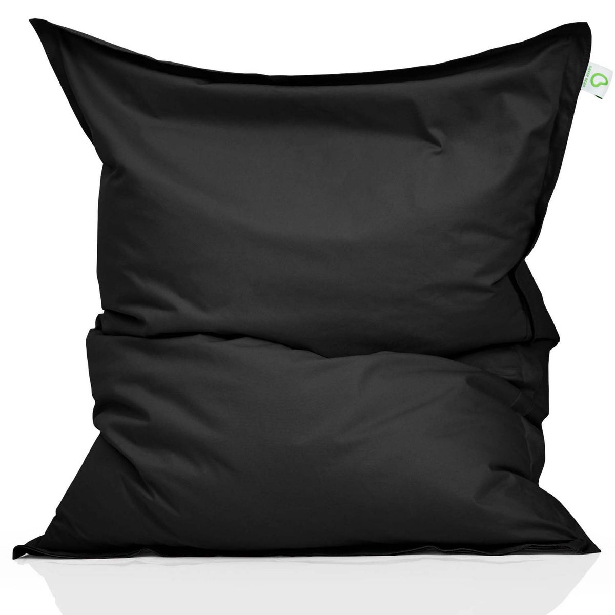 Green Bean Indoor Zitzak XXL 140x180cm 380 Liter Kinderen & Volwassenen Zitzak EPS Kralenvulling Reuze Zitzak Groot Ligbedkussen Zitkussen - Petrol Zwart