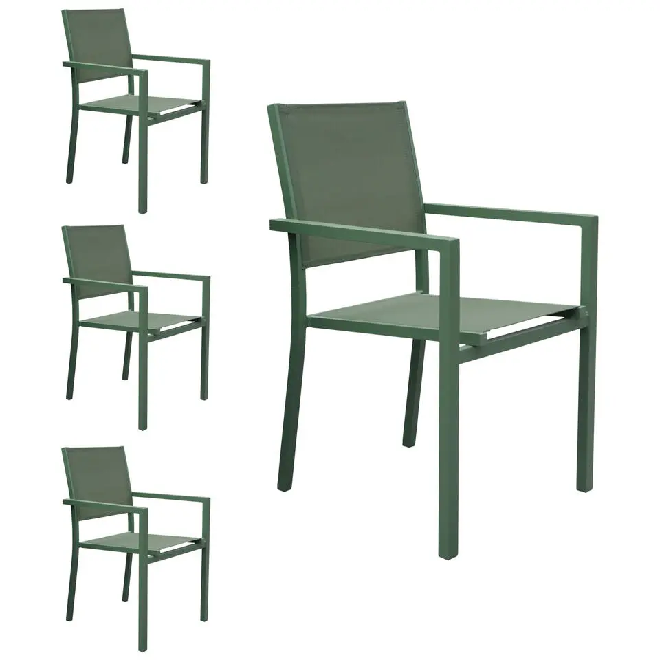 Happy Garden Stoel - Groen - Aluminium