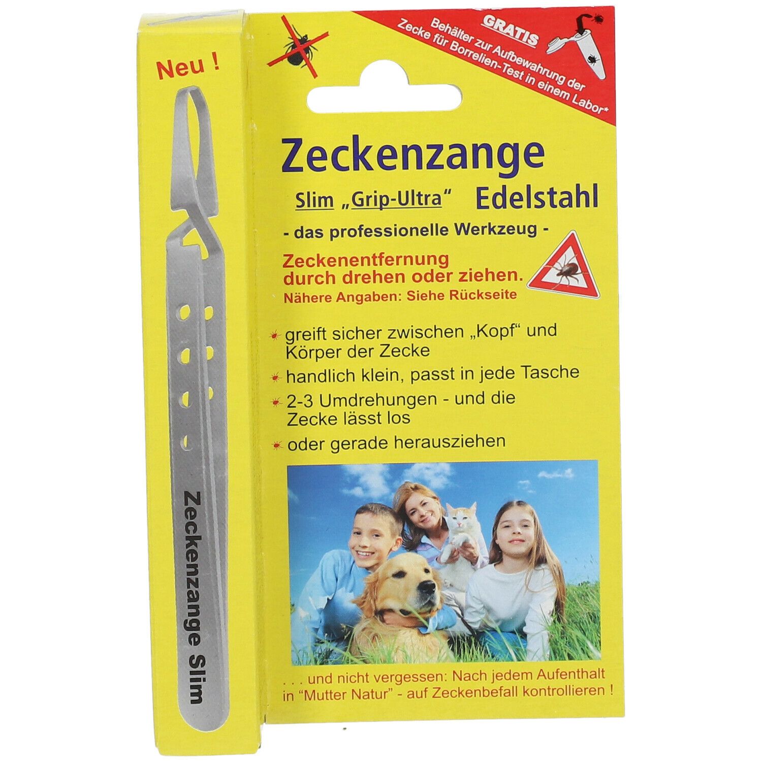 Zeckenzange Chirurgenstahl