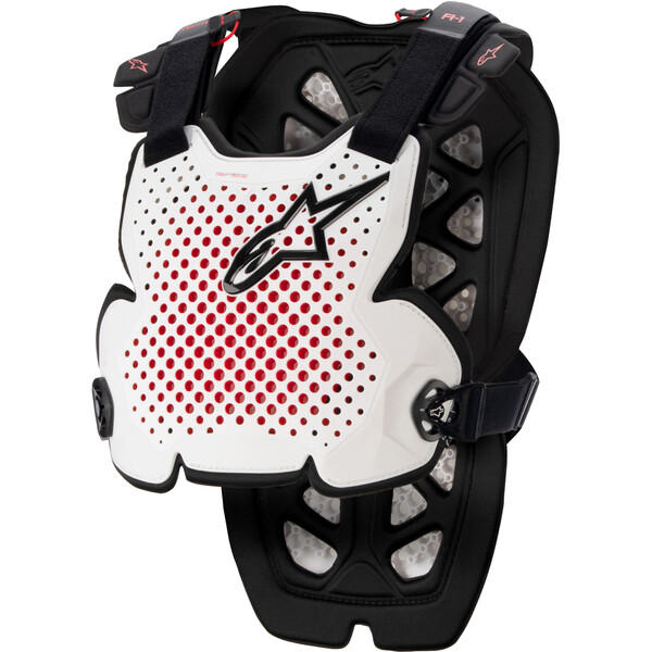 Alpinestars - Pare-pierres A-1 Pro Noir / Blanc / Rouge