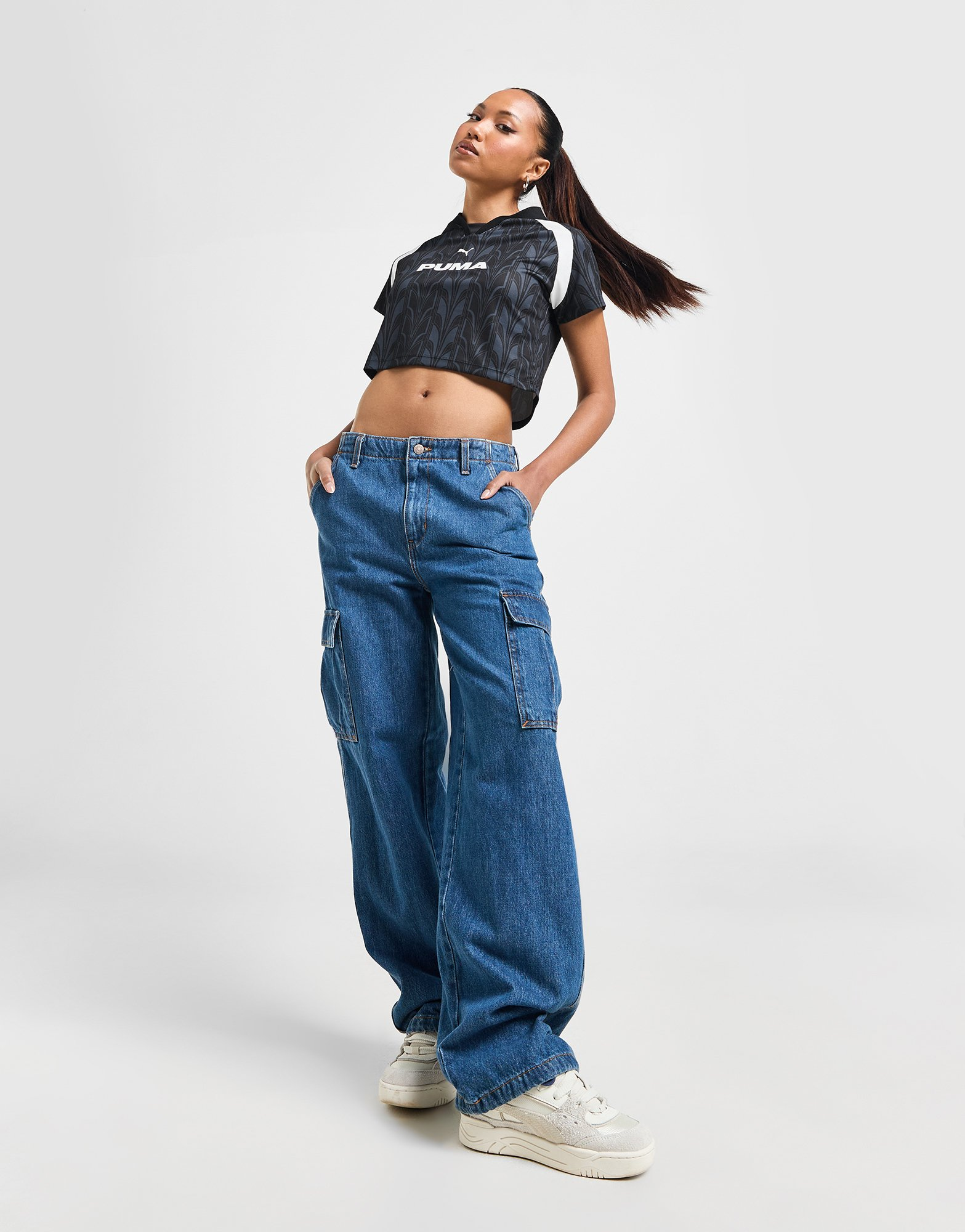 Puma Crop Top Football Femme
