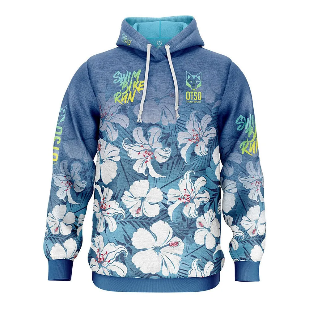 Otso Swim Bike Run Flower kapuzenpullover