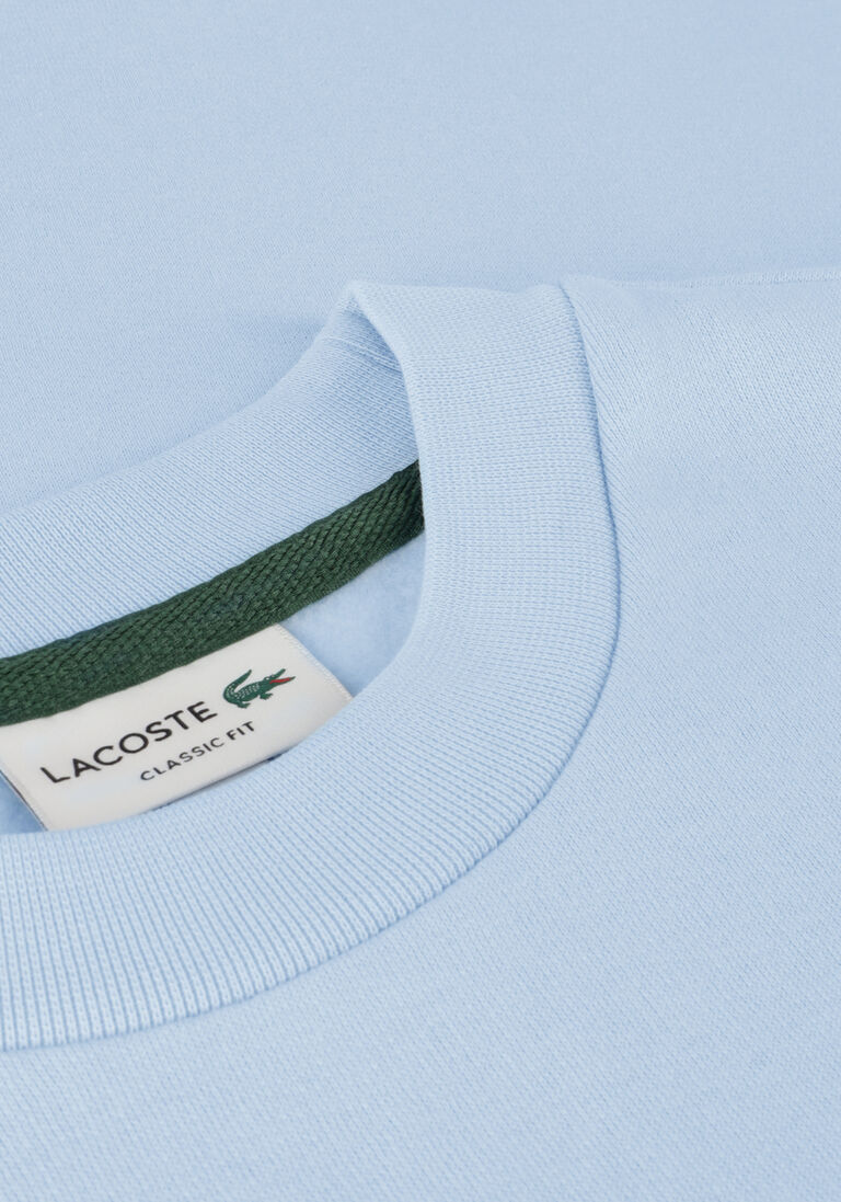 LACOSTE lichtblauwe lacoste trui 1hs1 men sweatshirt