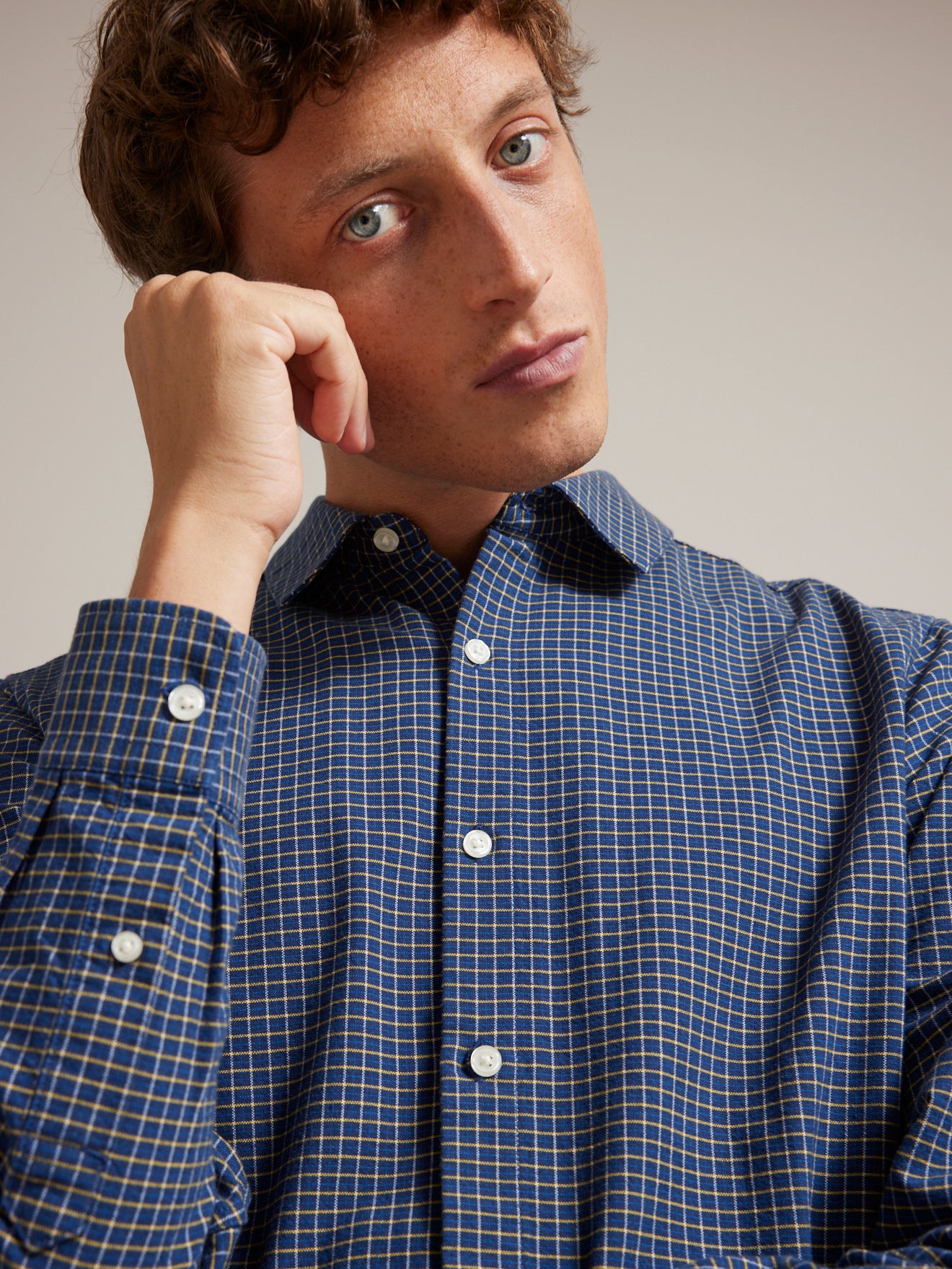 Chemise carreaux regular fit homme