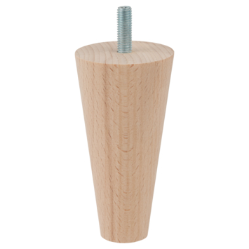 Duraline meubelpoot rond beuken Ø2,5x5x10 cm