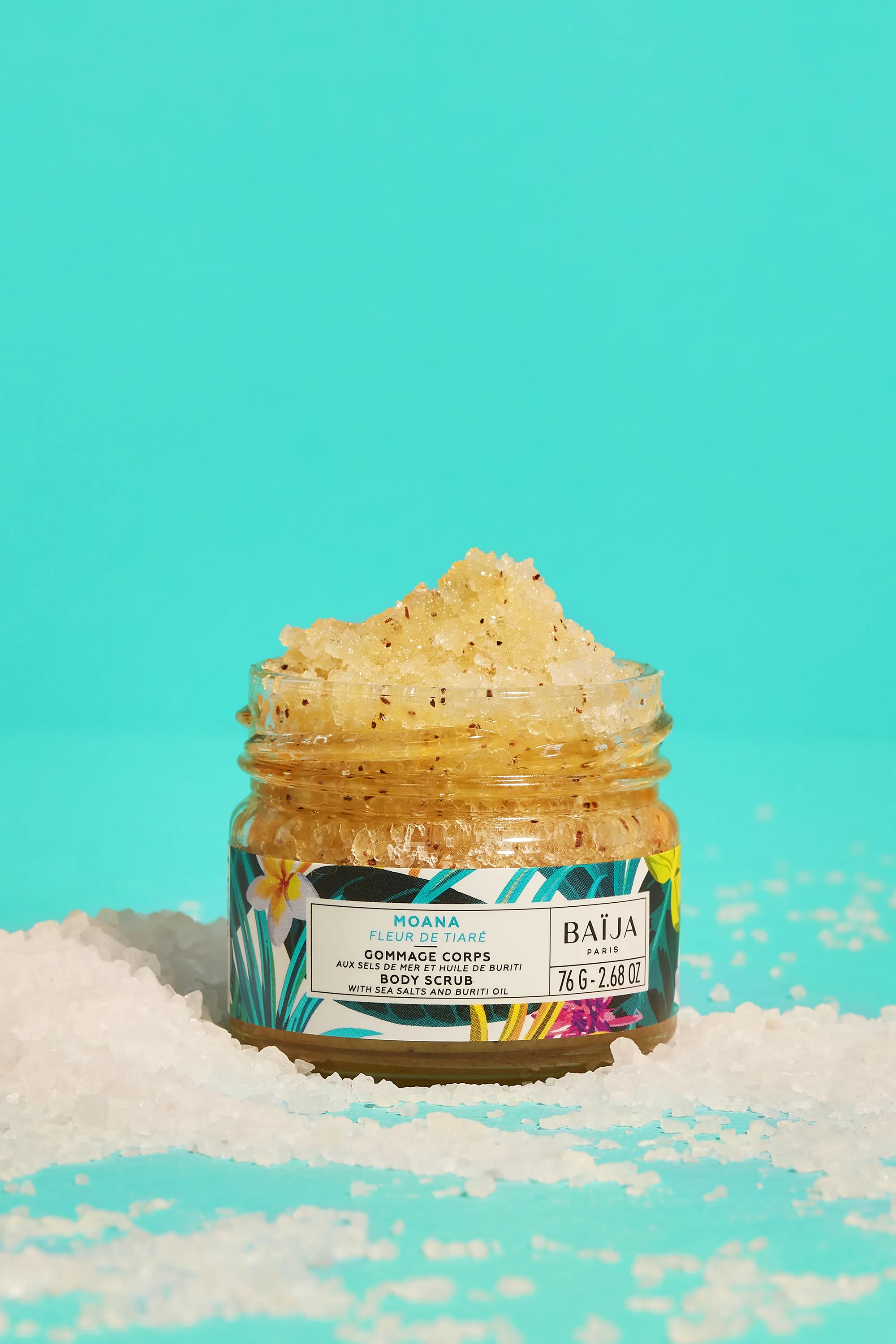 Baïja Gommage corps à la fleur de tiaré Moana-76 g