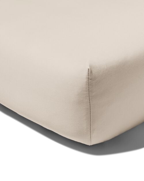drap-housse satin 140x200 sable