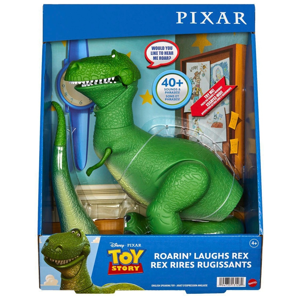 Pixar Toy Story Roarin' Laughs Rex Figur